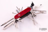 Victorinox Swiss Army #53504 SwissChamp XLT - 91mm (3.58") Ruby Red Translucent