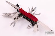 Victorinox Swiss Army #53504 SwissChamp XLT - 91mm (3.58") Ruby Red Translucent