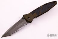 161-3GRG Socom Elite M/A Green T/E Green Full Serrated