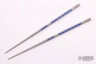 Ti Sushi Sticks with Diamond Pattern    