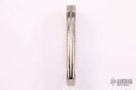 Button Lock #80 - MOP and Engraved by Stewart