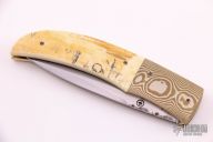 Mokume and Mammoth Ivory Linerlock