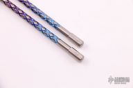 Ti Sushi Sticks with Diamond Pattern