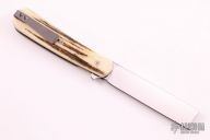 Razor Linerlock Flipper - Stag