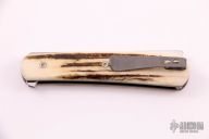 Razor Linerlock Flipper - Stag