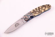 Mosaic Damascus and Coral Linerlock