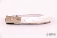 Mokume and Pearl Linerlock