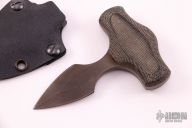 Push Dagger - Black Micarta