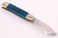 Small Leverlock Auto - Dyed Jigged Bone