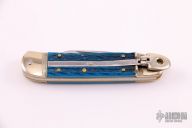 Small Leverlock Auto - Dyed Jigged Bone