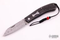 Damasteel and Carbon Fiber Slipjoint