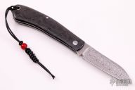 Damasteel and Carbon Fiber Slipjoint