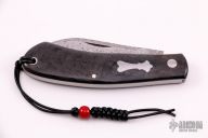 Damasteel and Carbon Fiber Slipjoint