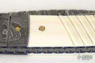 Damascus & Mammoth Ivory Folder