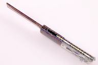 Damascus and Pearl Razor Flipper