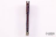 Damascus and Pearl Razor Flipper