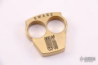 SWAGE Brass Two Finger Knuckles  