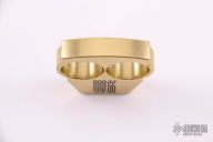 SWAGE Brass Two Finger Knuckles  