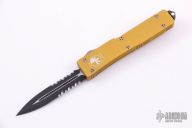 UTX-70 D/E Gold Handle Black Serrated