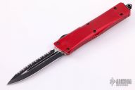 119-12RD Troodon D/E Red Black Tactical Full Serrated