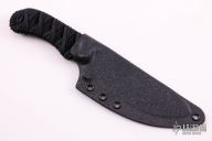 Etched Bowie with Black/Black Handles  