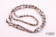 "Mardi Gras" Beaded Necklace