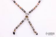 "Mardi Gras" Beaded Necklace