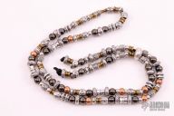 "Mardi Gras" Beaded Necklace