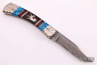 Stallion Lockback - Damascus