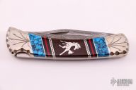 Stallion Lockback - Damascus