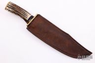 Damascus and Stag Bowie