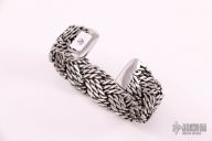 Celtic 3x3 w/ Triple Twist Stainless Bracelet