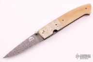 Damascus Mokume and Mammoth Linerlock