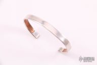 Silver and Copper Sport Cuff  