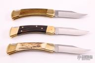 Three Buck 110 - Stag, Wood and Bone