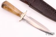 Model 2-5 Boot Knife - Fossilized Wood