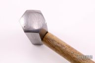 Damascus Dogs Head Hammer