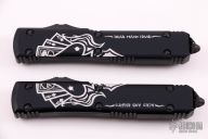 Ultratech OTF Automatic Knife Set - Dead Man's Hand