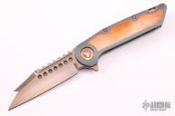 Warhound Bronzed Satin Finish Antique Green Titanium w/ Satin Finish Copper Inlay, Accents & Hardware S/N 001