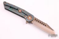 Warhound Bronzed Satin Finish Antique Green Titanium w/ Satin Finish Copper Inlay, Accents & Hardware S/N 001