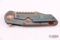 Warhound Bronzed Satin Finish Antique Green Titanium w/ Satin Finish Copper Inlay, Accents & Hardware S/N 001