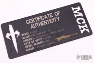 ADO-L - D/E DLC Knurled w/ Torched End Cap