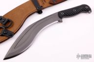 Kukri - Black w/ Chattanooga Leatherworks and Kydex Sheaths