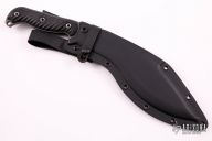 Kukri - Black w/ Chattanooga Leatherworks and Kydex Sheaths