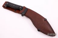 Kukri - Black w/ Chattanooga Leatherworks and Kydex Sheaths