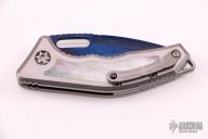 Medusa - Blued Damascus and Black Lip Pearl