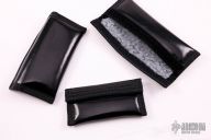 Bill's Custom Cases "No Tags" - Set of Three - Black Kid Skin w/ Grey Stuff Lining