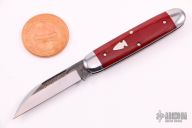 Delta Jack - Red Linen Micarta