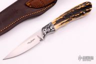 Engraved Bird and Trout - Stag