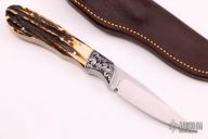 Engraved Bird and Trout - Stag